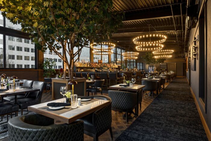 Next Level Rooftop Lounge Inside