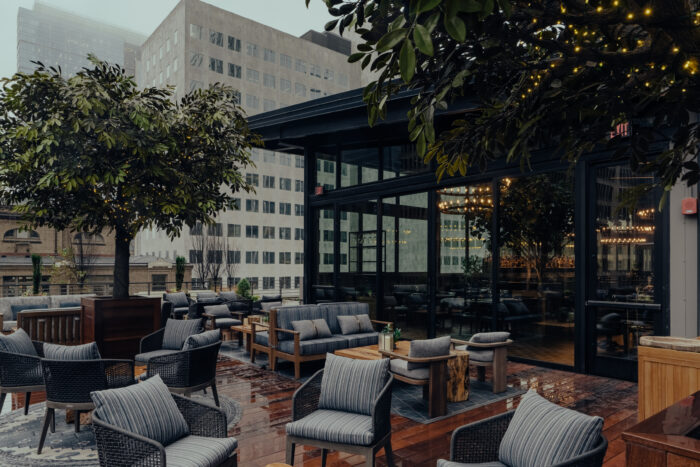 Next Level Rooftop Lounge Outside 