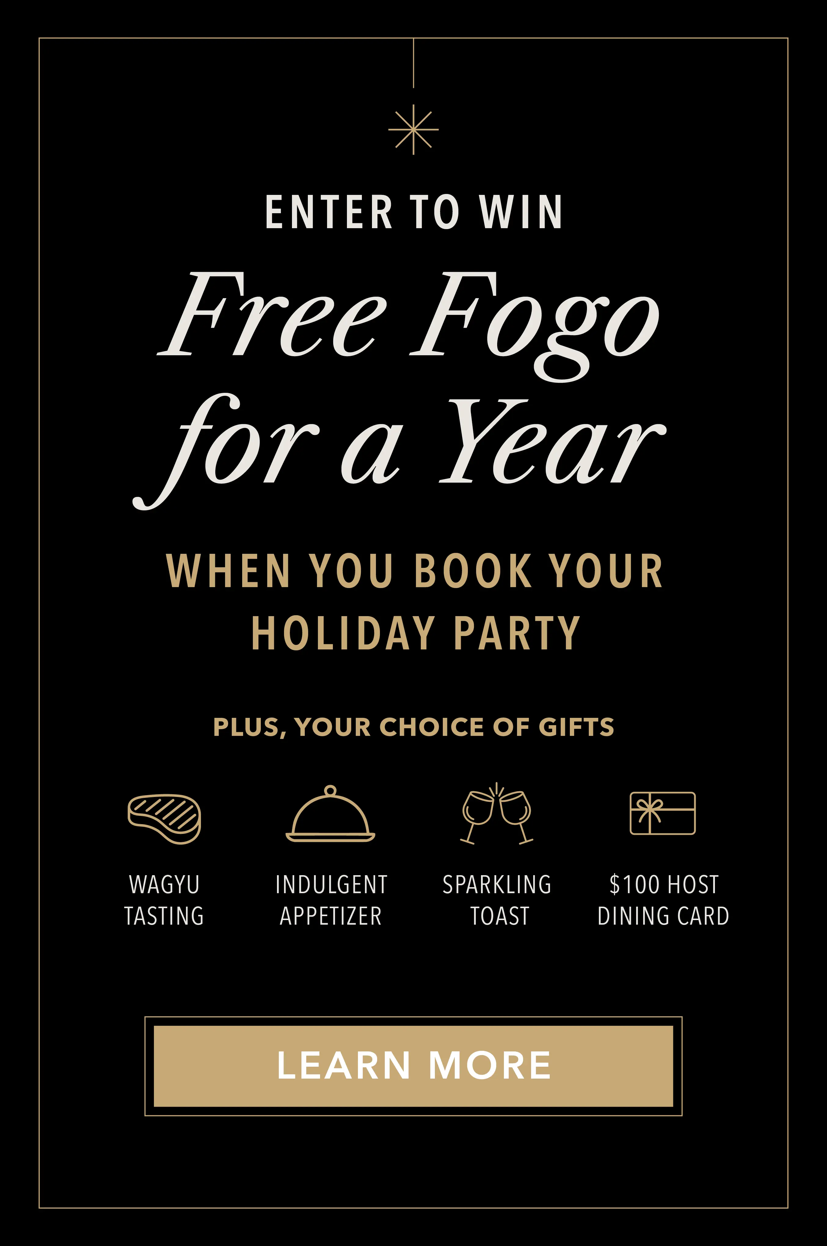 Enter to win - Free Fogo for a year